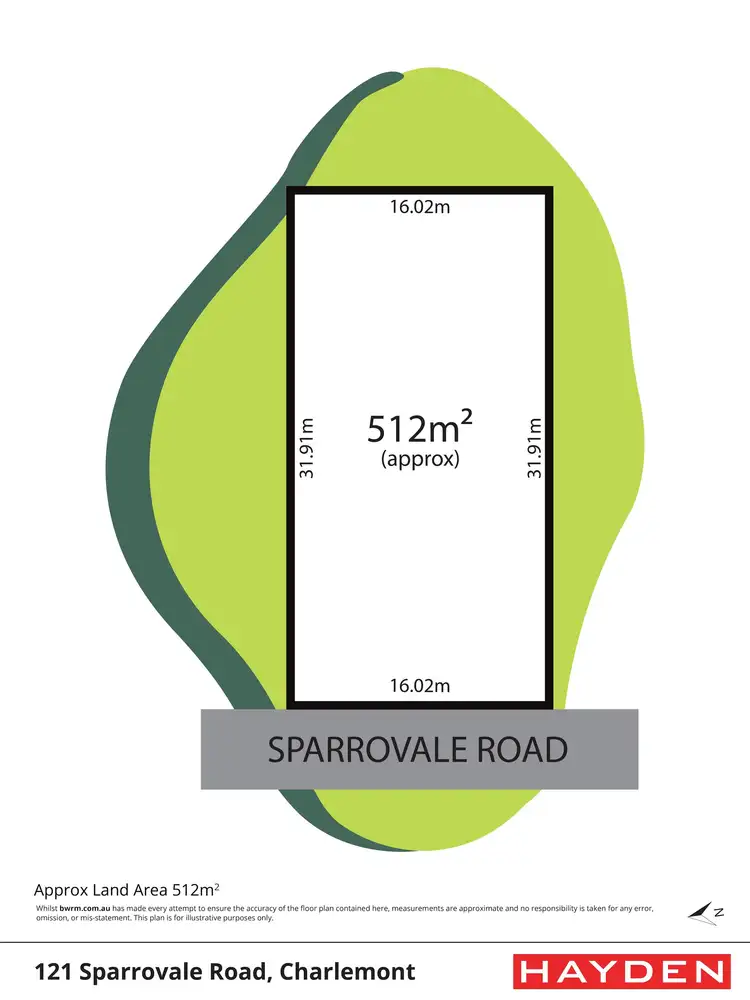 Floorplan of Homely land listing, 121 Sparrovale Road, Charlemont VIC 3217