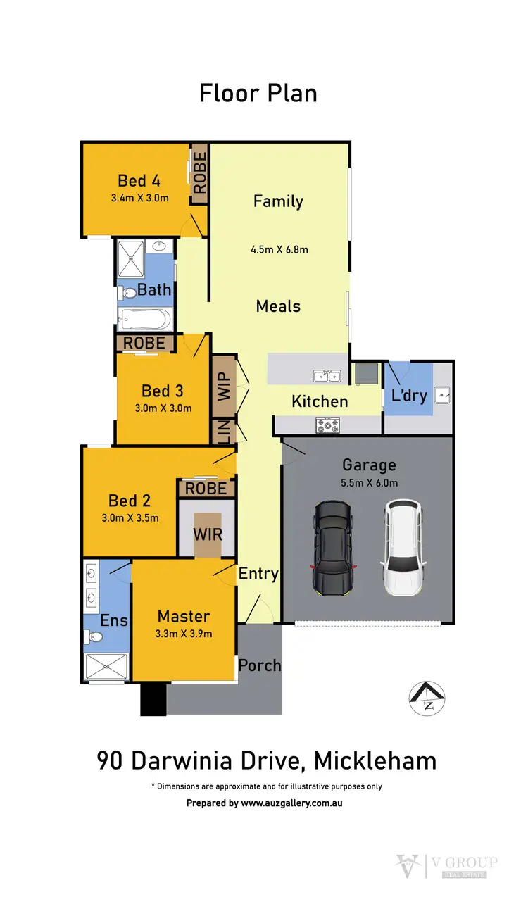 Floorplan of Homely house listing, Address available on request