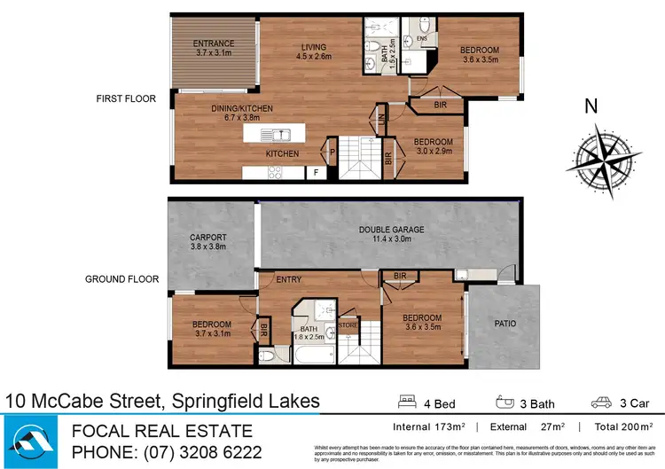 Floorplan of Homely house listing, 10 Mccabe Street, Springfield Lakes QLD 4300