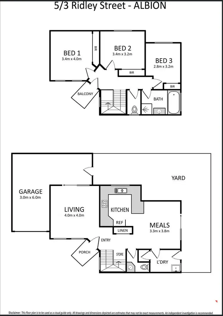 Floorplan of Homely townhouse listing, 5/3 Ridley Street, Albion VIC 3020