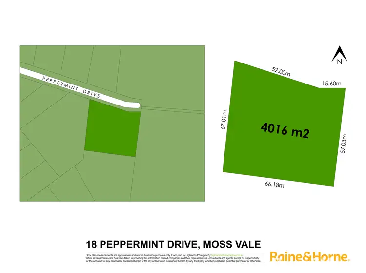 Floorplan of Homely land listing, 18 Peppermint Drive, Moss Vale NSW 2577