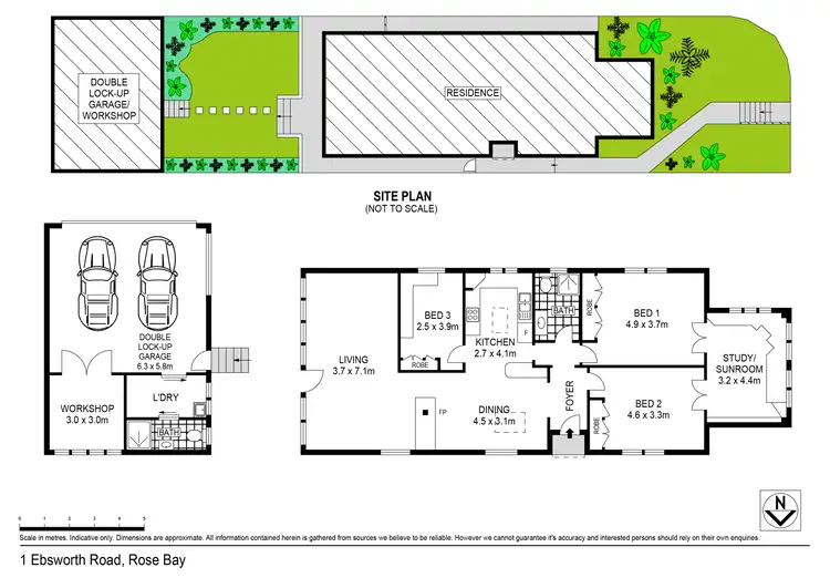 Floorplan of Homely house listing, 1 Ebsworth Road, Rose Bay NSW 2029