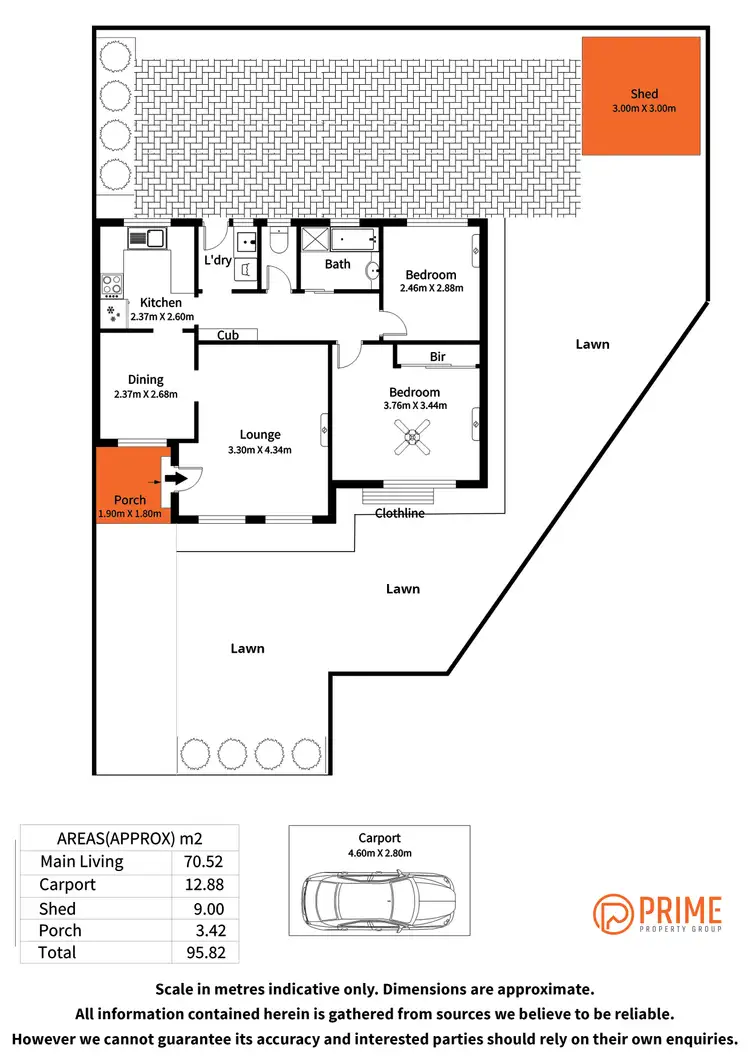 Floorplan of Homely unit listing, 13/131 Redward Avenue, Greenacres SA 5086
