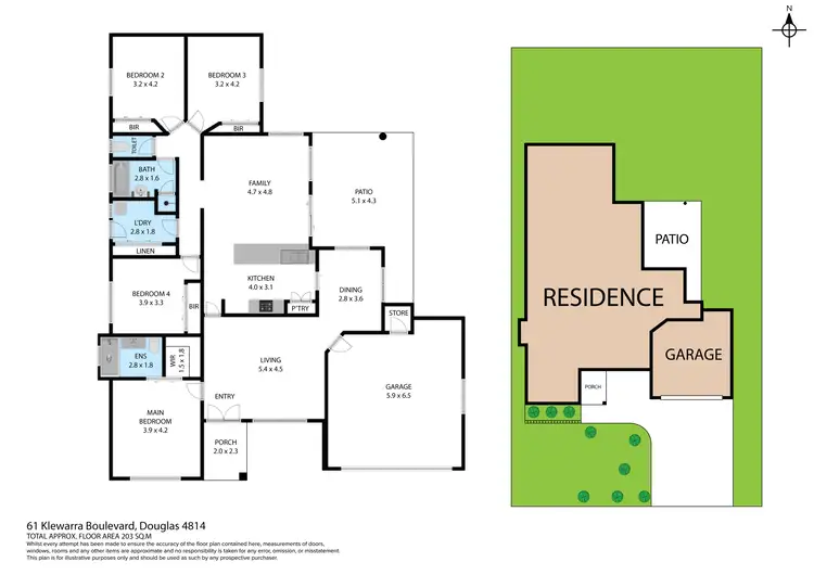 Floorplan of Homely house listing, 61 Klewarra Boulevard, Douglas QLD 4814