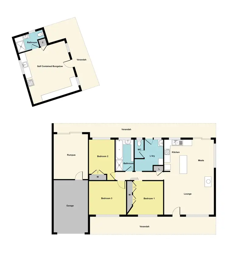 Floorplan of Homely house listing, 215 Wattle Gully Road, Great Western VIC 3374