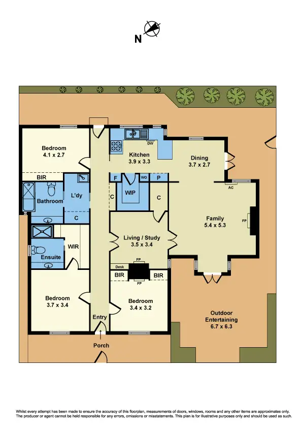 Floorplan of Homely house listing, 19 Giffard St, Williamstown VIC 3016