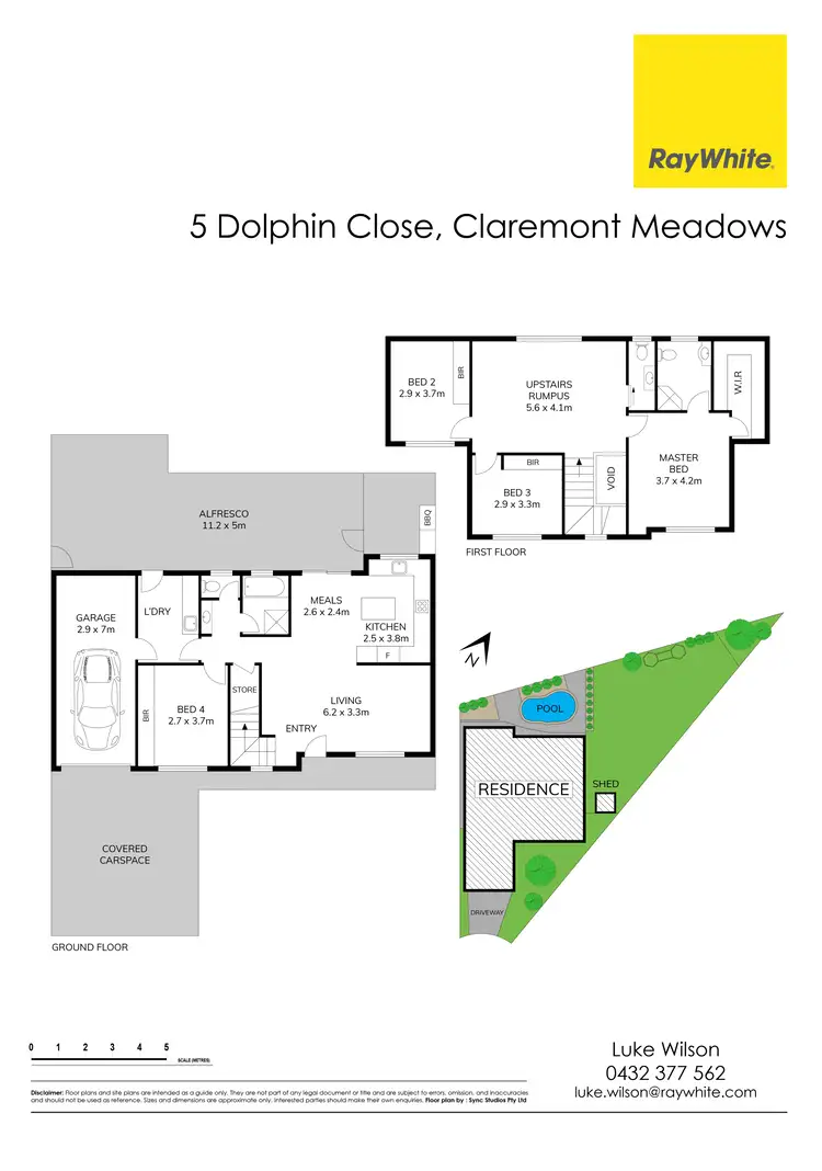 Floorplan of Homely house listing, 5 Dolphin Close, Claremont Meadows NSW 2747