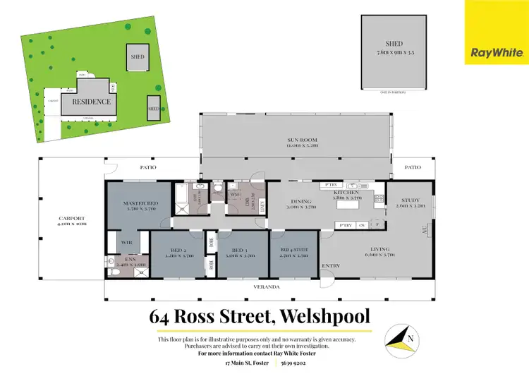 Floorplan of Homely house listing, 62-64 Ross St, Port Welshpool VIC 3965
