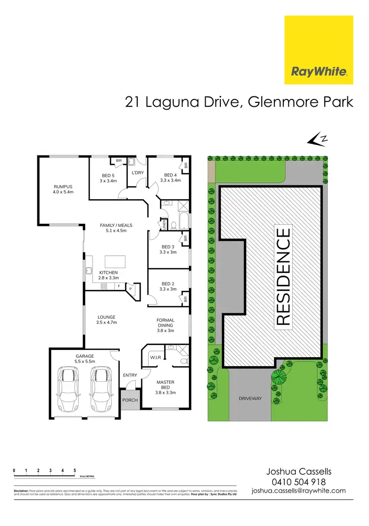Floorplan of Homely house listing, 21 Laguna Drive, Glenmore Park NSW 2745