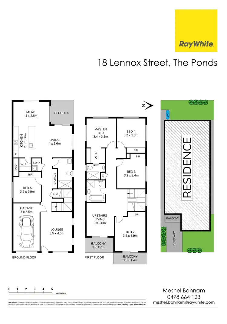 Floorplan of Homely house listing, 18 Lennox Street, The Ponds NSW 2769