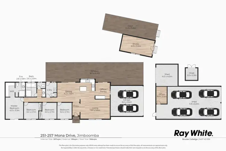 Floorplan of Homely house listing, 251-257 Mona Drive, Jimboomba QLD 4280