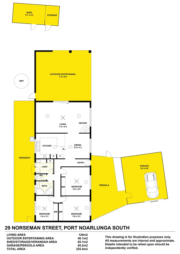 Floorplan of Homely house listing, 29 Norseman Street, Port Noarlunga South SA 5167