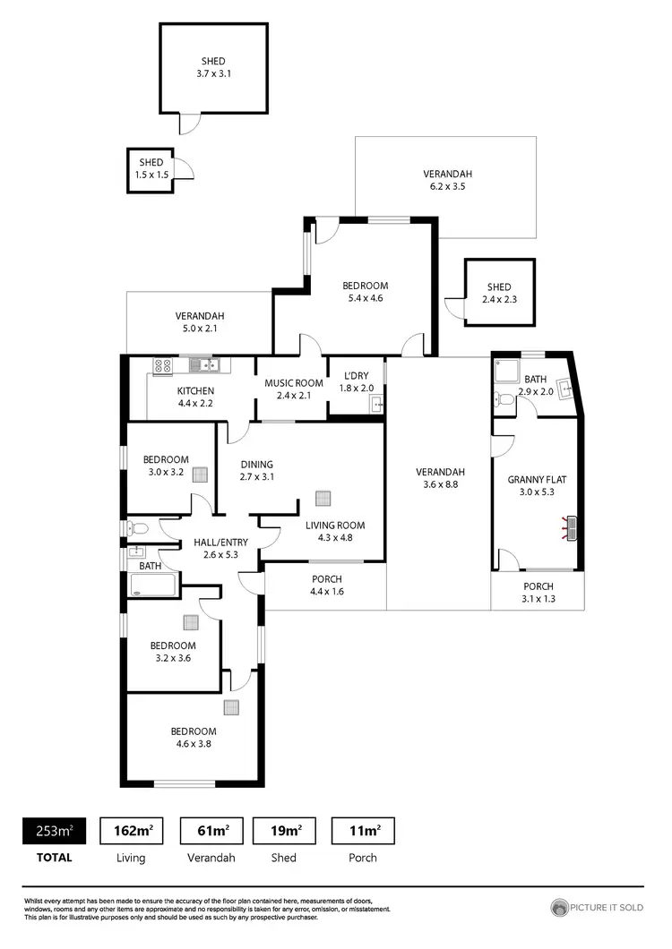 Floorplan of Homely house listing, 104 Harvey Road, Elizabeth South SA 5112