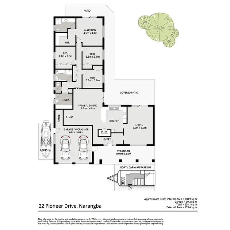 Floorplan of Homely house listing, 22 Pioneer Drive, Narangba QLD 4504
