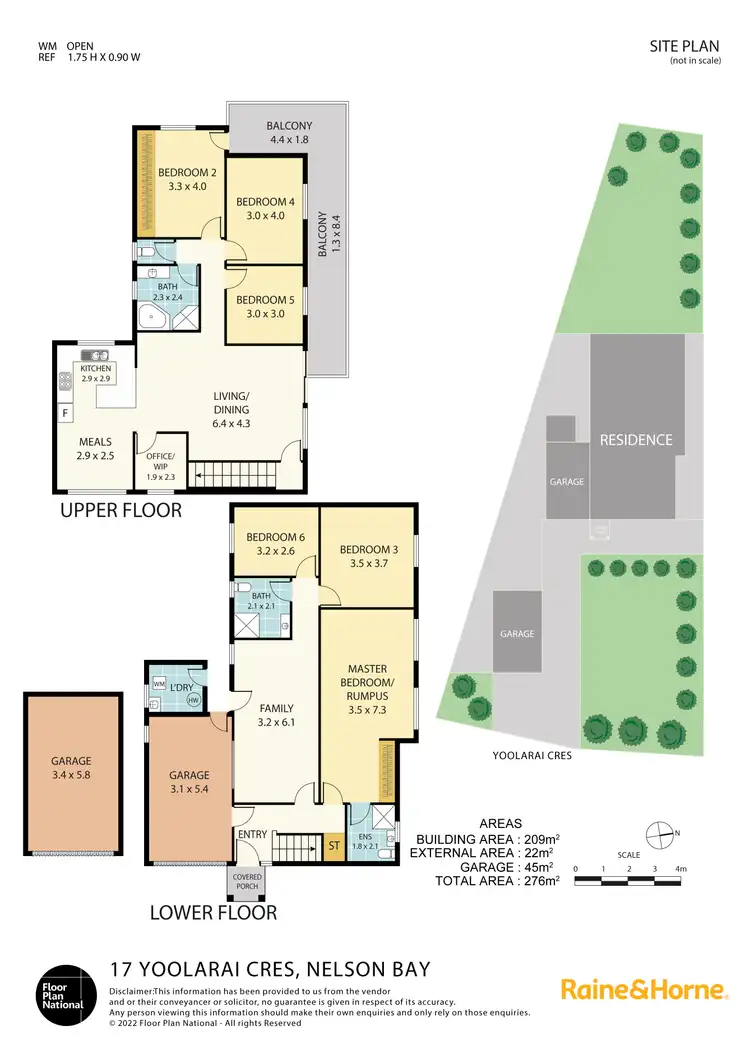 Floorplan of Homely house listing, 17 Yoolarai Crescent, Nelson Bay NSW 2315