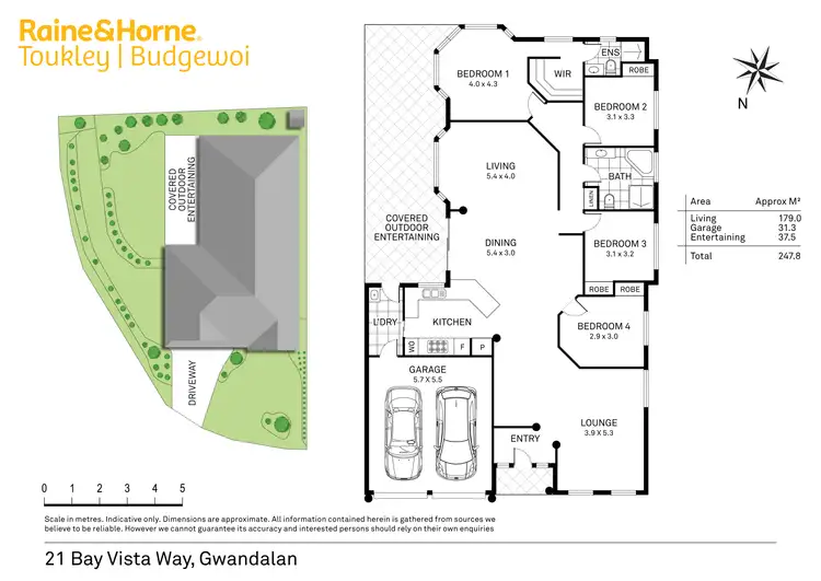 Floorplan of Homely house listing, 21 Bay Vista Way, Gwandalan NSW 2259