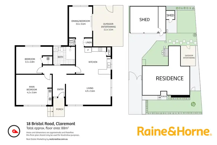 Floorplan of Homely house listing, 18 Bristol Road, Claremont TAS 7011