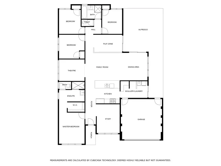 Floorplan of Homely house listing, 1 Condamine Approach, Hammond Park WA 6164
