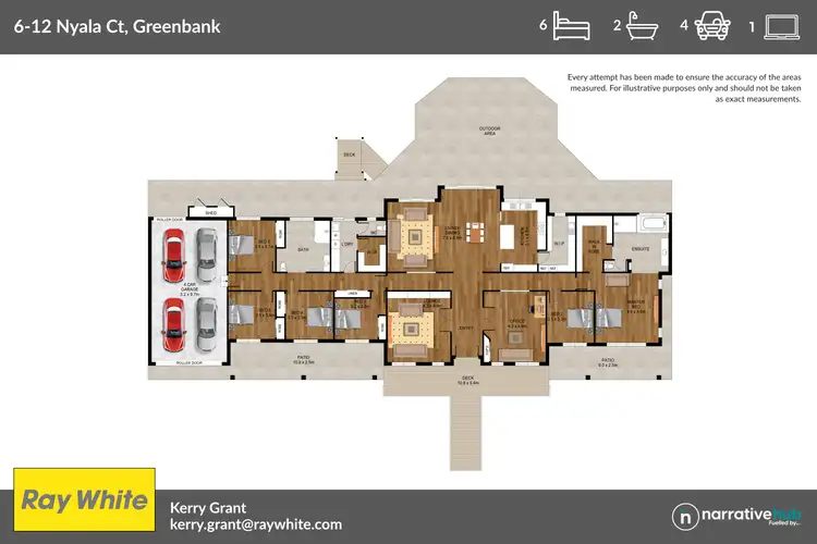 Floorplan of Homely rural property listing, 6-12 Nyala Court, Greenbank QLD 4124