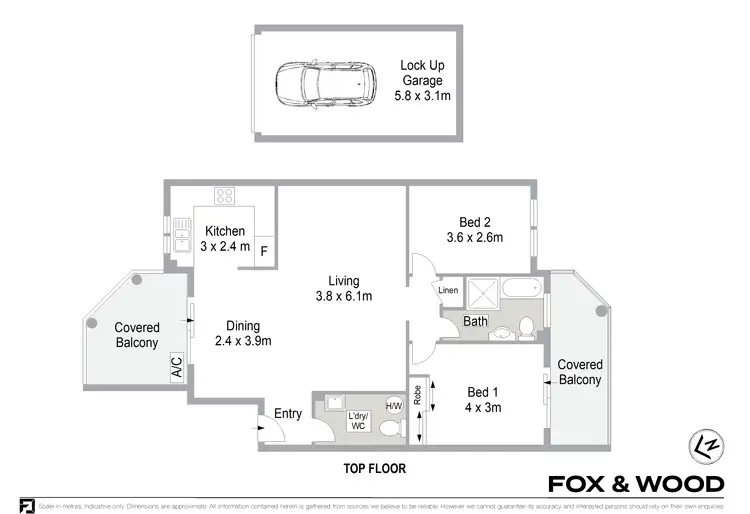 Floorplan of Homely apartment listing, 23/16-26 Park Street, Sutherland NSW 2232