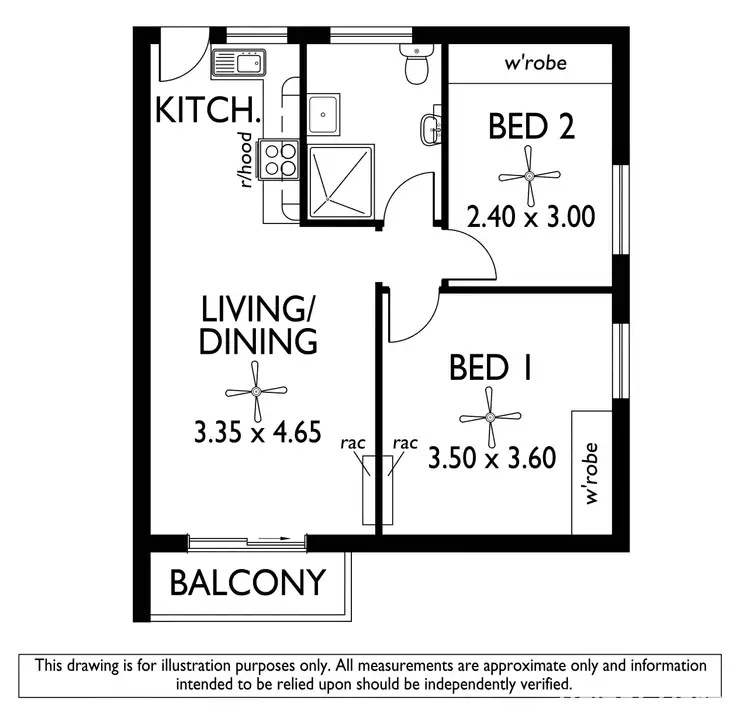 Floorplan of Homely unit listing, 11/40 Chatham Road, Keswick SA 5035
