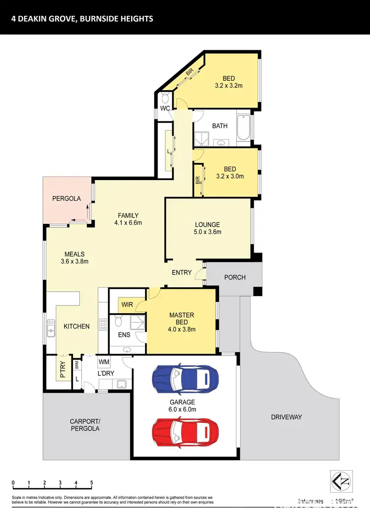 Floorplan of Homely house listing, 4 Deakin Grove, Burnside Heights VIC 3023