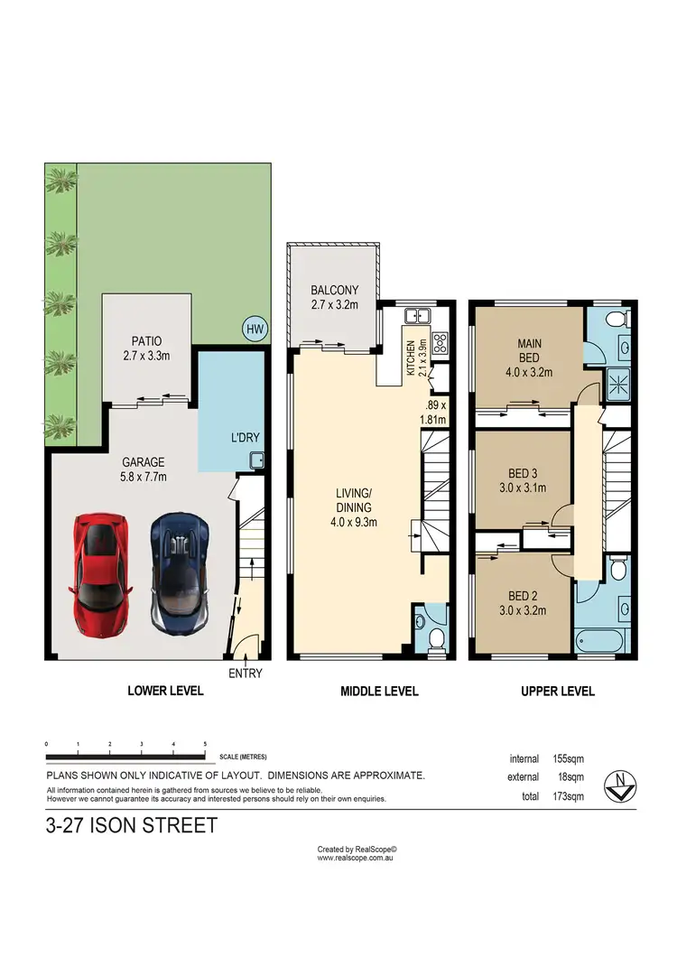 Floorplan of Homely townhouse listing, 3/27 Ison Street, Morningside QLD 4170