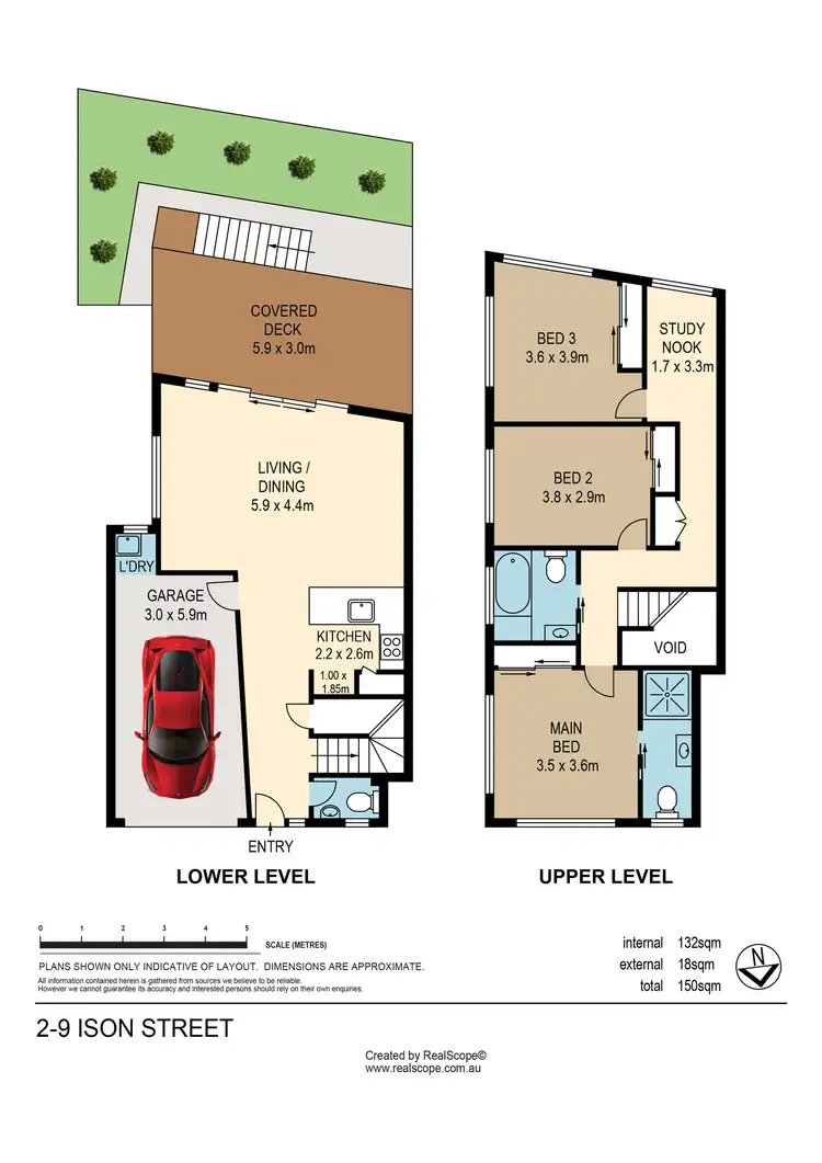 Floorplan of Homely townhouse listing, 2/9 Ison Street, Morningside QLD 4170