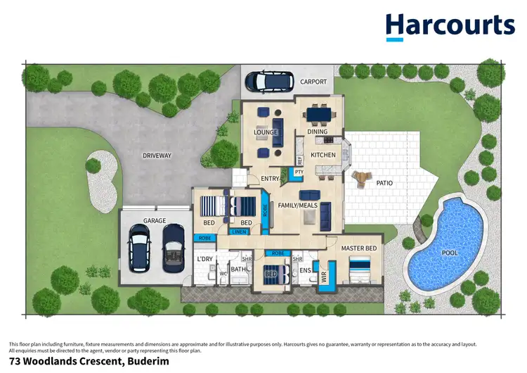 Floorplan of Homely house listing, 73 Woodlands Crescent, Buderim QLD 4556