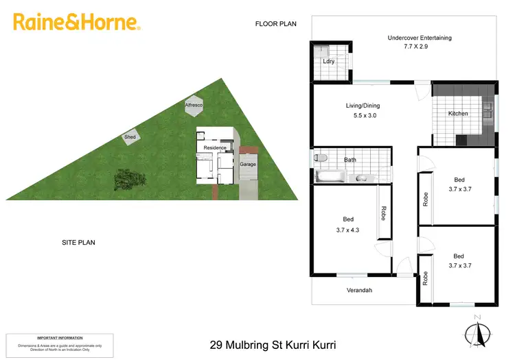 Floorplan of Homely house listing, 29 Mulbring Street, Kurri Kurri NSW 2327
