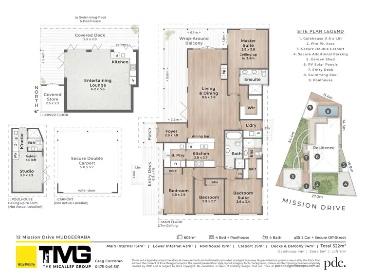 Floorplan of Homely house listing, 12 Mission Drive, Mudgeeraba QLD 4213