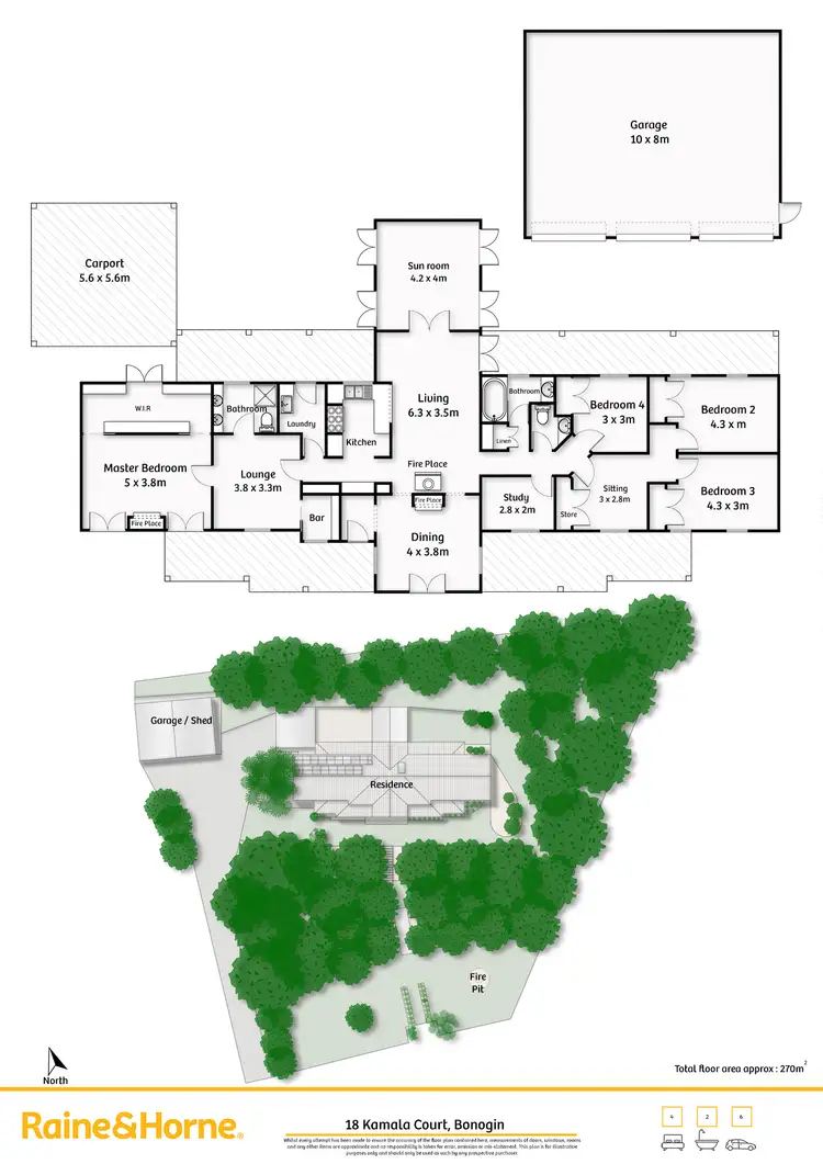 Floorplan of Homely house listing, 18 Kamala Court, Bonogin QLD 4213