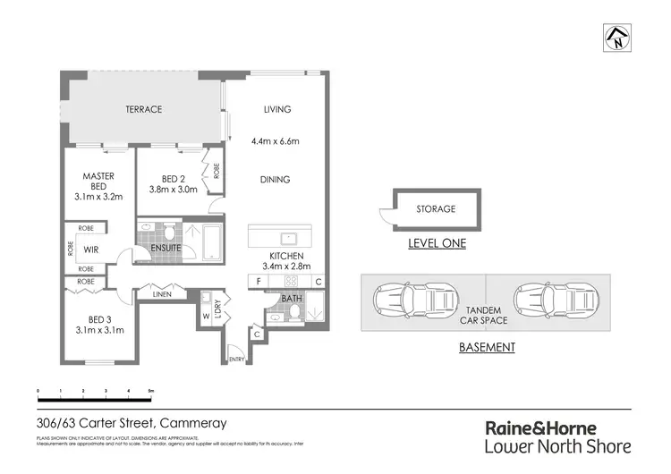 Floorplan of Homely apartment listing, 306/63 Carter Street, Cammeray NSW 2062