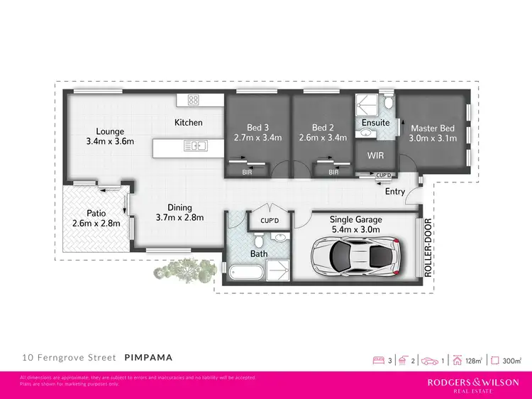 Floorplan of Homely house listing, 10 Ferngrove Street, Pimpama QLD 4209
