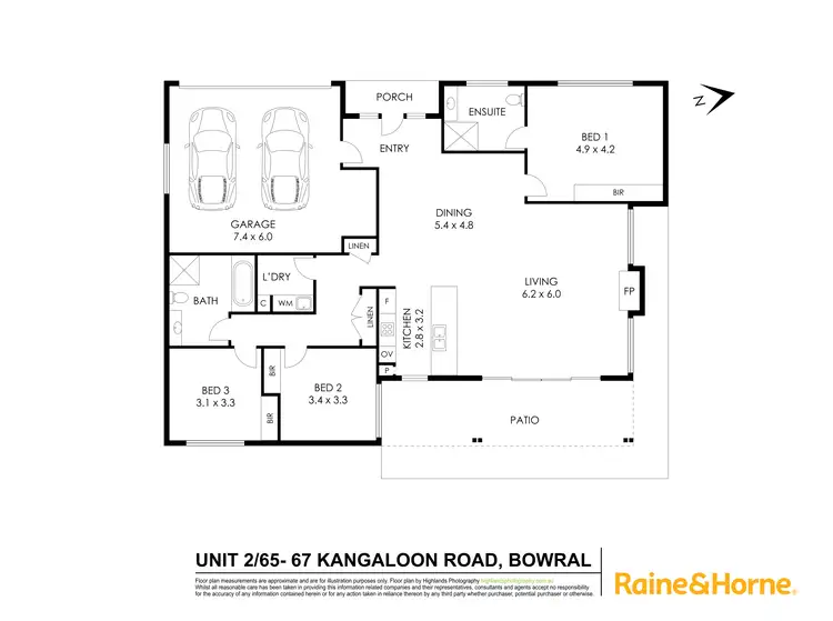 Floorplan of Homely villa listing, 2/65-67 Kangaloon Road, Bowral NSW 2576