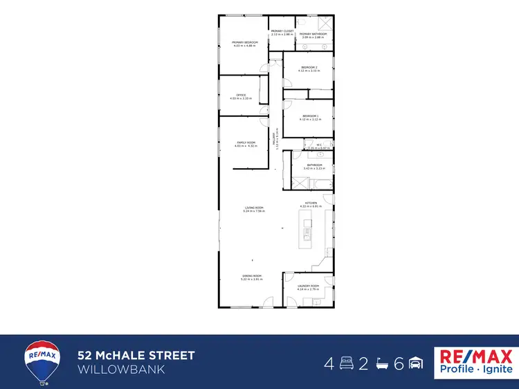 Floorplan of Homely house listing, 52 McHale Way, Willowbank QLD 4306