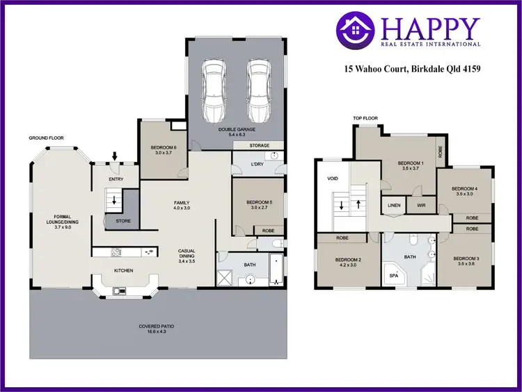 Floorplan of Homely house listing, 15 Wahoo Court, Birkdale QLD 4159