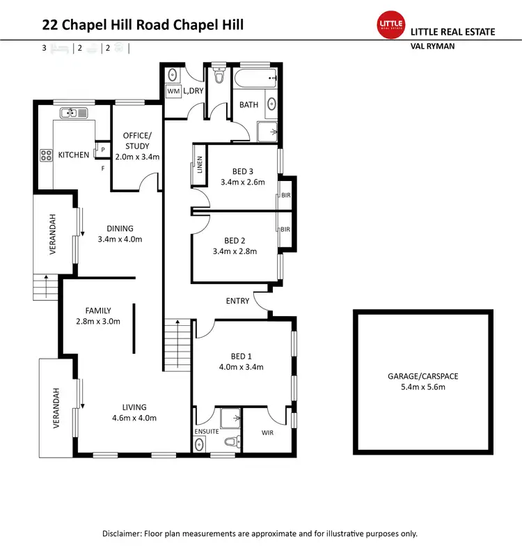 Floorplan of Homely house listing, 22 Chapel Hill Road, Chapel Hill QLD 4069