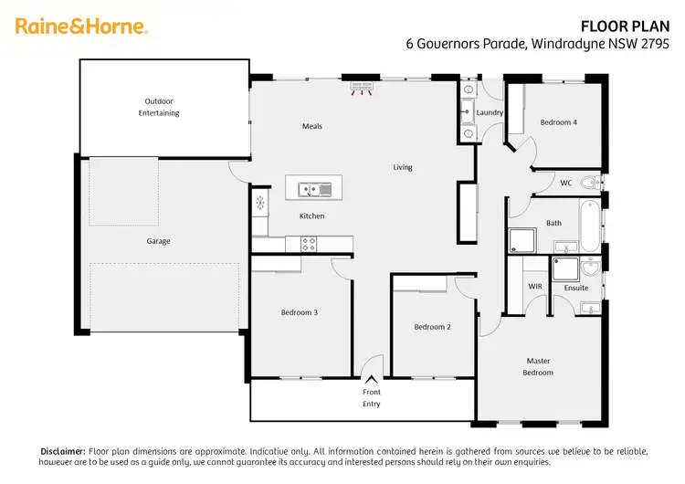 Floorplan of Homely house listing, 6 Governors Parade, Windradyne NSW 2795