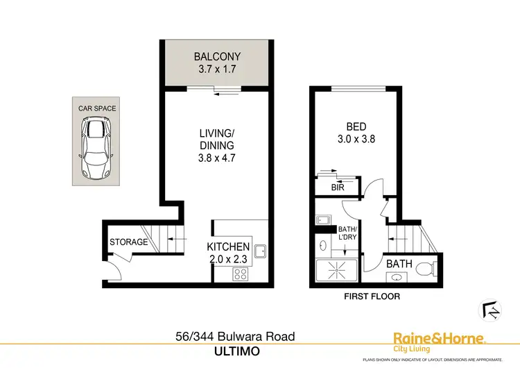 Floorplan of Homely apartment listing, 56/344 Bulwara Road, Ultimo NSW 2007
