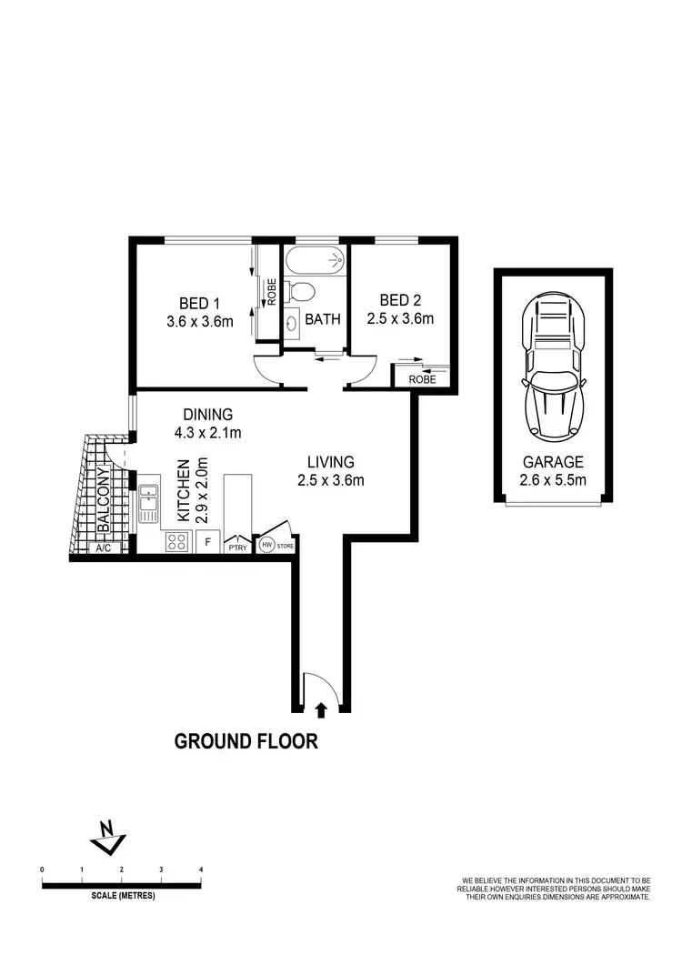 Floorplan of Homely apartment listing, 4/52 Kimpton Street, Banksia NSW 2216