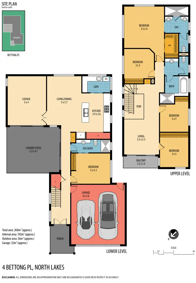 Floorplan of Homely house listing, 4 Bettong Place, North Lakes QLD 4509