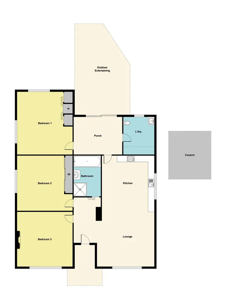 Floorplan of Homely house listing, 108 Lambert Street, Ararat VIC 3377
