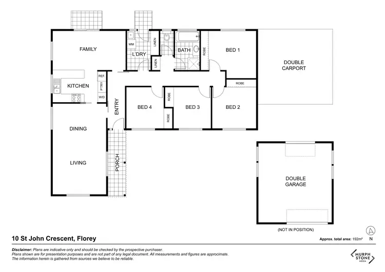 Floorplan of Homely house listing, 10 St John Crescent, Florey ACT 2615