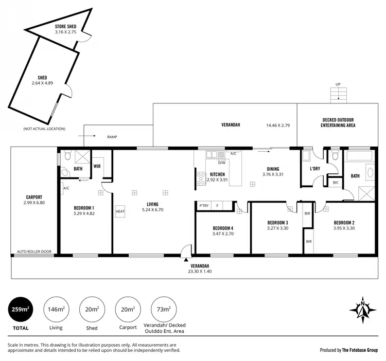 Floorplan of Homely house listing, 3 Braemar Avenue, Morphett Vale SA 5162