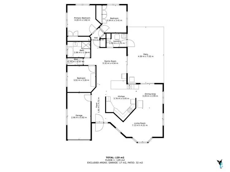 Floorplan of Homely house listing, 30 Foster Drive, Bundaberg North QLD 4670