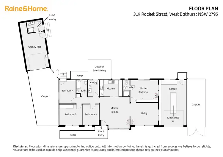 Floorplan of Homely house listing, 319 Rocket Street, West Bathurst NSW 2795