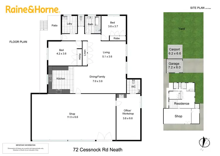 Floorplan of Homely other listing, 72 Cessnock Road, Neath NSW 2326