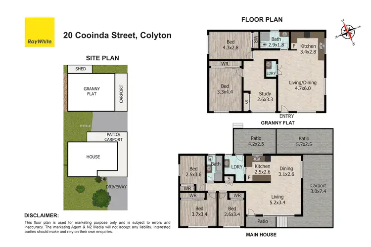 Floorplan of Homely house listing, 20 & 20a Cooinda Street, Colyton NSW 2760