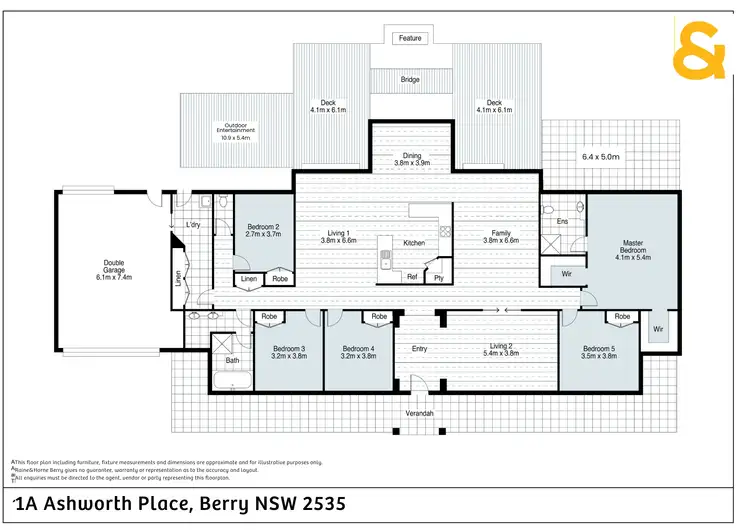 Floorplan of Homely rural property listing, 1A Ashworth Place, Berry NSW 2535